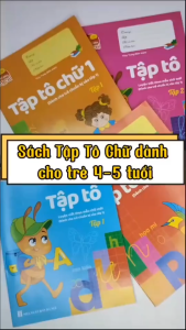 Combo 8 Cuốn Tập Tô Chuẩn Bị Cho Bé Vào Lớp 1 Xương Rồng Nhỏ