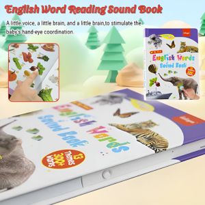【Early Childhood Education】English Word Reading Sound Book Early English Learning Sentence Vocabulary Pronunciation Intelligent Sound Enlightenment