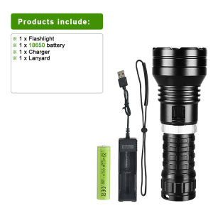 Đèn Pin Lặn Siêu Sáng XHP390 Có Thể Sạc Lại 1000M Đèn Lồng Dưới Nước IPX8 Đèn Pin Tìm Kiếm Chống Nước Cho Lặn