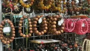 [HCM]Vòng tay chuỗi đá kim sa khắc hình rồng vàng-Nhiều cỡ ly