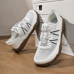 Dsinwin | Summer Wide Toebox Large Size Breathable Mens Sports Shoes