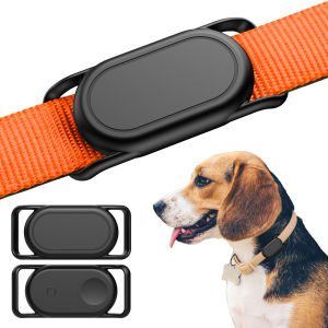 for Samsung Galaxy SmartTag2 Dog Collar Holder 2 Pack Waterproof Silicone Case for Galaxy Smart Tag 2 Pet Dog Cat Collars