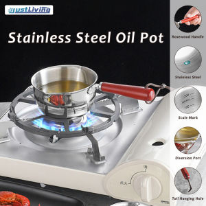 JustLiving 304 Stainless Steel Butter Warmer Pan Versatile Stainless Steel Oil Sprayer Pot Multipurpose Mini Cooking Utensil Small Sauce Pan for Drizzling/ Saucing and Pouring with Dual Pour Spout