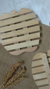 Tatakan Kayu / Alas Anti Panas / Tatakan Piring / Tatakan Serbaguna