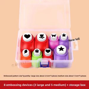JIELI | Childrens DIY Craft Easy-Use Embosser Set Card Making Tools