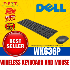 [Open Box Unit] Dell WK636P Wireless Keyboard and Mouse (B)