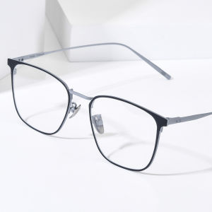 NIANZHEN Titanium Alloy Eyeglasses Frame Men Square Brand Design Glasses Women Ultralight-Weight Retro Eyewear Spectacles 30020