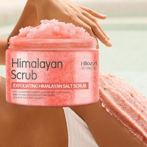 Himalayan salt scrub cleanses the skin whitens exfoliates removes dead skin and makes the skin smooth and elastic Bathing