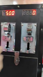 Wood Dual Coinbox Universal for Pisonet Complete Set (Max 2 pcs per order)