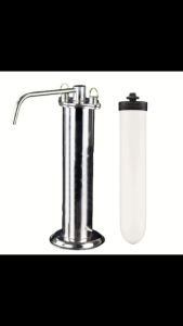 HOMS SUS304 Water Filter Water Quality Drink Indoor Filter Stainless Steel Countertop Wall Casing