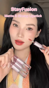 [ROREC] PINKFLASH PF-L31 Stay Fusion Matte & Glossy 16H Stay Waterproof Transferproof Lightweight Lipstick Lip Gloss