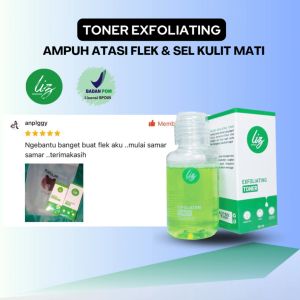 Toner Kelupas Viral!! Toner Exfoliating Elzet Skincare Resmi BPOM Toner Pengelupasan Sel Kulit Mati Toner Pemutih Kulit Wajah Glowing Ampuh Permanen Toner Penghilang Flek Hitam Membandel Toner Penghilang Jerawat Ampuh Toner Kelupas Original Wajah Glowing