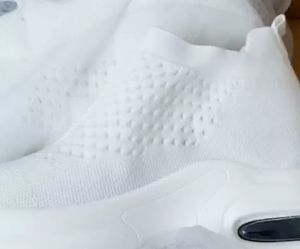 Giày Nữ Vải Co Giãn Không Dây Đế 8CM PS435-1169