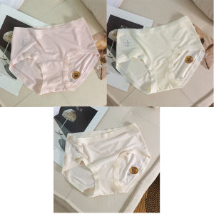 Lanximodale Modal Ladies Seamless Underwear mid Waist 100%  Silk 7A Antibacterial Extended Crotch New 2024