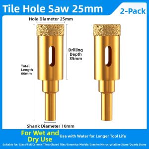DAIENGONGJU | Round Hole Drilling Drill Bit for Tiles and Stones