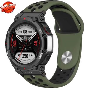 Breathable Silicone Strap For Huami Amazfit T-Rex 2 Smart Watch Band Sports Bracelet Belts For Amazfit T Rex Trex 2/3 Pro Correa