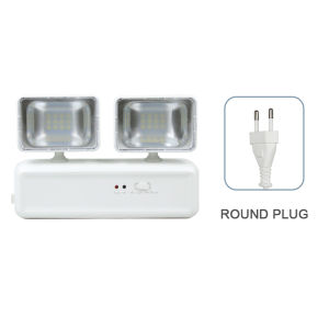 Wall-mounted Double-head Multifuctional Emergency Light Portable Camping Lantern Rechargeable Lamps for Power Outage Use