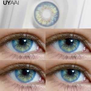 UYAAI | UYAAI NEW Color Contact Beauty Blue Colorcon PATTAYA Series Lens Natual Brown Lens Cosmetic Colorcon Beauty Soft Green Pupils