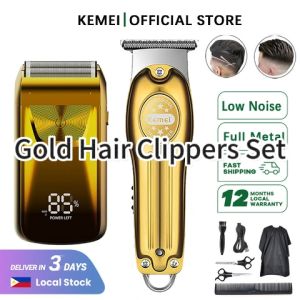 Kemei KM-679/KM-817 Gold Hair Clippers Set For Men: A Comprehensive Guide