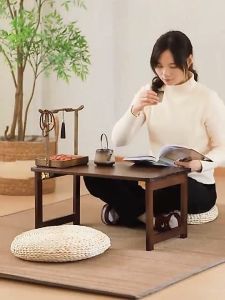 Shira Foldable Table Tea/Bed/Minimalist Tatami Table Multiple sizes to choose from Bamboo/Wooden