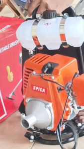 CUCI GUDANG TESLA Mesin Potong Rumput 2 Tak BG-328T Brush Cutter Gendong 32cc 2Tak SIAP PAKAI SET LENGKAP