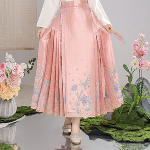 Dreamy Butterfly Wish 2025 New Style Womens Adult Autumn Winter Small Size Nine Points Set Traditional Chinese Style Half Skirt