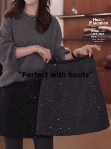 Fashionable Spring A-Line Shiny Short Skirt
