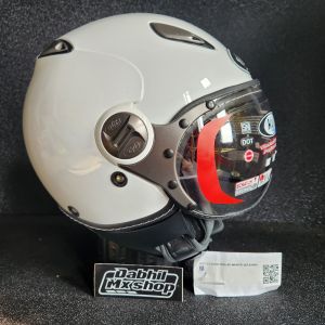 Helm Kyt Elsico Solid Whith Clear Size M Dewasa Universal