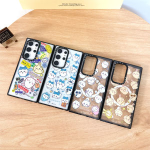 เคสแม่เหล็กติดโทรศัพท์อะคริลิคสำหรับ Samsung Galaxy S25Ultra S23Ultra S22Ultra รองรับ MagSafe สายชาร์จ Chiikawa ไม่ถูกต้องน่ารักสำหรับสาวๆเปลือกแข็ง