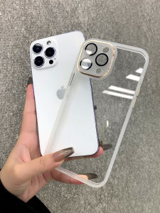 DAIMANG | Dust-Resistant Protective Case for iPhone 14 with Lens Protection Clear Acrylic