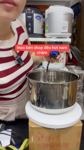 Nồi cơm điện lòng lõi  ruột Inox 304 mini Midea 0.6 lít MB-FB16M161 chính hãng nội địa Trung cao cấp BH 12 thán