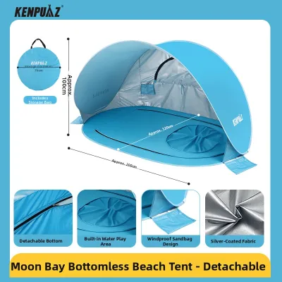 KENPUAZ | Automatic Quick-Open No-Floor Sunshade Tent for Children