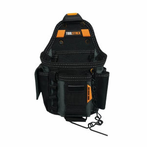 TOOLSTACK Multifunctional Electrician Pouch 13 Pockets Loops 6-Layer Oxford Heavy Duty Durable Quick-Hook Waist Tool Storage Bag