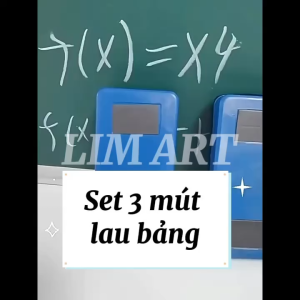 Set 3 Dụng Cụ Lau Bảng Đa Năng – Sạch Nhanh Gọn Gàng Tiện Lợi Có Nam Châm LIM ART