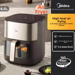 Midea | Steam Hot Air Fryer Visualization No-flip Home Large Capacity