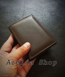 dompet kulit /pria/wanita/cowok/cewek/pendek/lipat/kartu/simple/murah/azeliashop/azelia shop