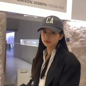 Fashion King #C A Letters New Cup Baseball Cap For Men Cap Trend Simple Casual Wild Summer Hat For Women