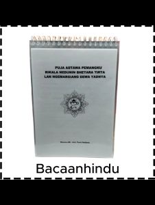 Buku Puja Pengastawa Pemangku Rikala Nedunin Bhetara Tirta Lan Ngemargiang Dewa Yadnya Agama Hindu Jmk Pasek Budiarta