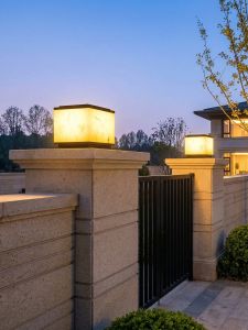 VINCAN | Decorative Solar Waterproof New Outdoor Pole Top Light