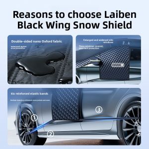 HELLOLEIBOO | Winter Windshield Sunshade and Frost Protection Cover