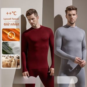 MiiOW | Quần lót giữ nhiệt nam MiiOW 2025 Quần áo lót mùa thu dày dặn bằng vải nhung Dervo cho nam