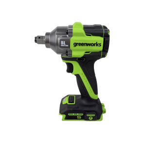 Greenworks | Máy Vặn Bu Lông Không Chổi Than Greenworks 24V Mô-men Xoắn 500Nm Tốc Độ 2400 Vòng/phút Có Đèn LED Pin Lithium-Ion Dụng Cụ Điện Cầm Tay