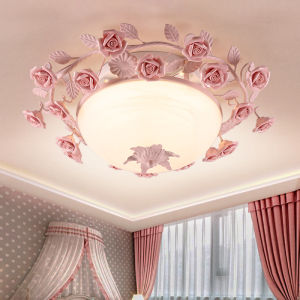 MEIYUAN | Nordic Pink Pastoral Style LED Tri-color Changing Light