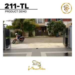 AST 211TL TRACKLESS FOLDING AUTO GATE SYSTEM SET🇲🇾⚡️