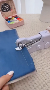 Mini Sewing Machine Portable Electric Handheld Stitch Tool | Small Sweing Kit Lightweight | Original Sewing Machine | Machine Portable Needleworks Cordless Handheld | Home Use Automatic Mini Sewing Machine