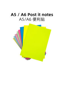 Large Size Post-It Notes A5 A6 Training Learning Action Notebook Wall Mounted Sticky Pink Color Business Supplies Stationery