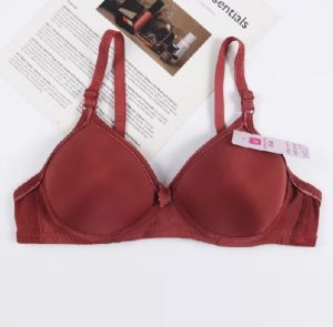 ( 3 PCS  ) Bra Soft Brokat Mix Motif BELLEWEAR Cup B Tanpa Kawat 047