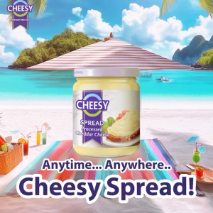 CHEESY CHEESE SPREAD 240gr - Selai Keju Olesan & isian Roti
