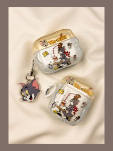 Cartoon Cat And Mouse Airpods4 Protective Case Wireless Bluetooth  pro Earphone Cover Second Generation Third Generation Aipods2 Airpodpro Four Generations Five Box