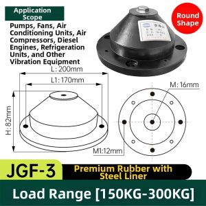 QHRUBBER | Shock Absorption Cushion Anti-vibration Bowl Thickened